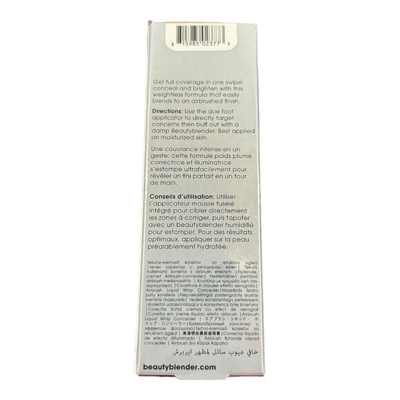 Beauty Blender Bounce Airbrush Liquid Whip Concealer .27 oz. Deep Pecan NEW - Picture 3 of 5